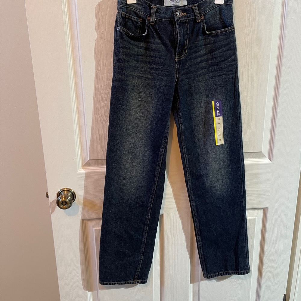Boys Cherokee straight fit jeans